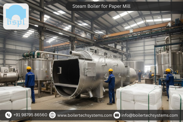 Steam Boiler for Paper Mill